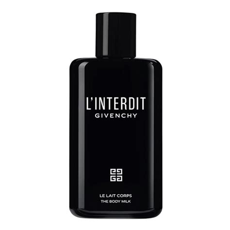 lait corps l'interdit givenchy|L'INTERDIT BODY MILK .